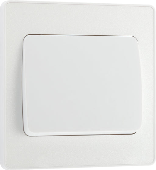 BG Evolve PCDCL12WW 20A 16AX 2 Way Single Light Switch, Wide Rocker - Pearlescent White (White) - westbasedirect.com