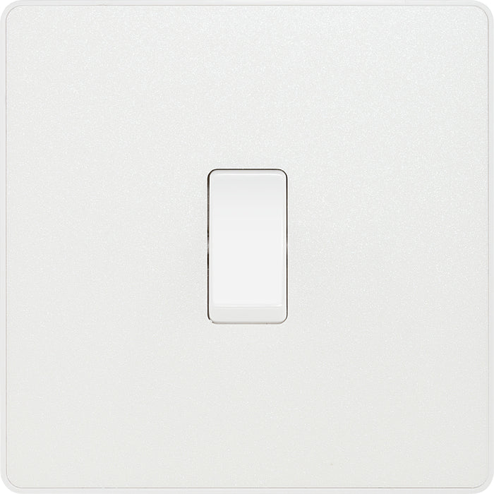 BG Evolve PCDCL12W 20A 16AX 2 Way Single Light Switch - Pearlescent White (White) - westbasedirect.com