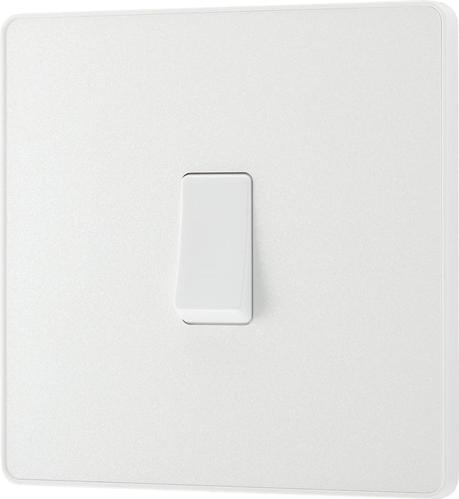 BG Evolve PCDCL12W 20A 16AX 2 Way Single Light Switch - Pearlescent White (White) (5 Pack) - westbasedirect.com