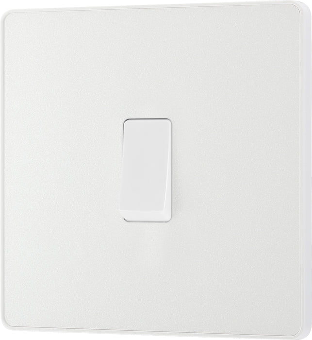 BG Evolve PCDCL13W 20A 16AX Single Intermediate Light Switch - Pearlescent White (White) - westbasedirect.com