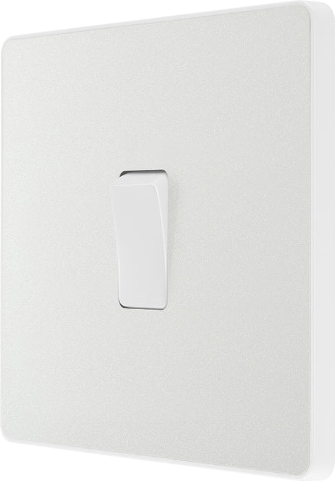 BG Evolve PCDCL13W 20A 16AX Single Intermediate Light Switch - Pearlescent White (White) - westbasedirect.com