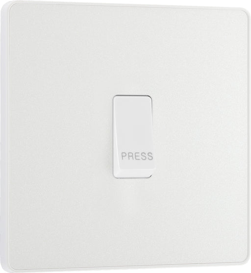 BG Evolve PCDCL14W 10A Single Press Switch - Pearlescent White (White) - westbasedirect.com