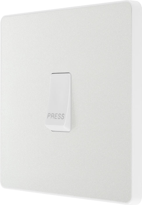 BG Evolve PCDCL14W 10A Single Press Switch - Pearlescent White (White) - westbasedirect.com