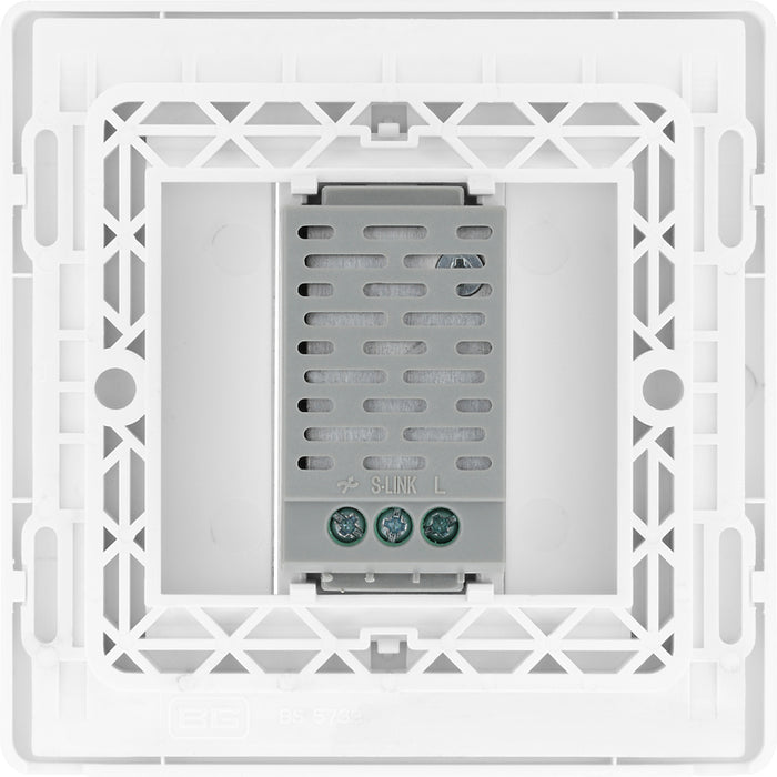 BG Evolve PCDCLTDM1W 2-Way Master 200W Single Touch Dimmer Switch - Pearlescent White (White) - westbasedirect.com
