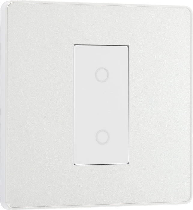 BG Evolve PCDCLTDS1W 2-Way Secondary 200W Single Touch Dimmer Switch - Pearlescent White (White) - westbasedirect.com