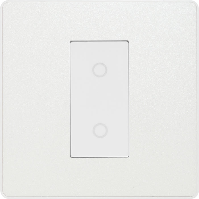 BG Evolve PCDCLTDS1W 2-Way Secondary 200W Single Touch Dimmer Switch - Pearlescent White (White) - westbasedirect.com