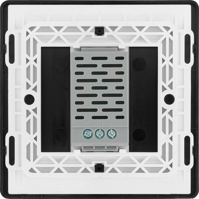 BG Evolve PCDDBTDS1B 2-Way Secondary 200W Single Touch Dimmer Switch - Matt Blue (Black) - westbasedirect.com
