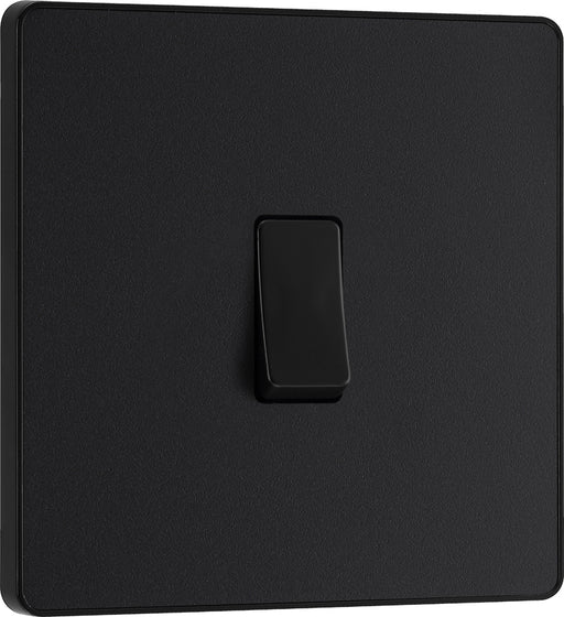 BG Evolve PCDMB13B 20A 16AX Single Intermediate Light Switch - Matt Black (Black) - westbasedirect.com