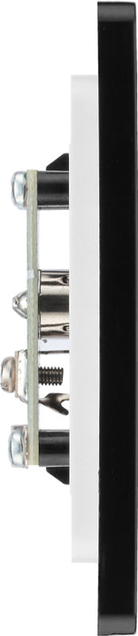 BG Evolve PCDMB60B Single Socket for TV or FM Co-Axial Aerial Connection - Matt Black (Black) - westbasedirect.com