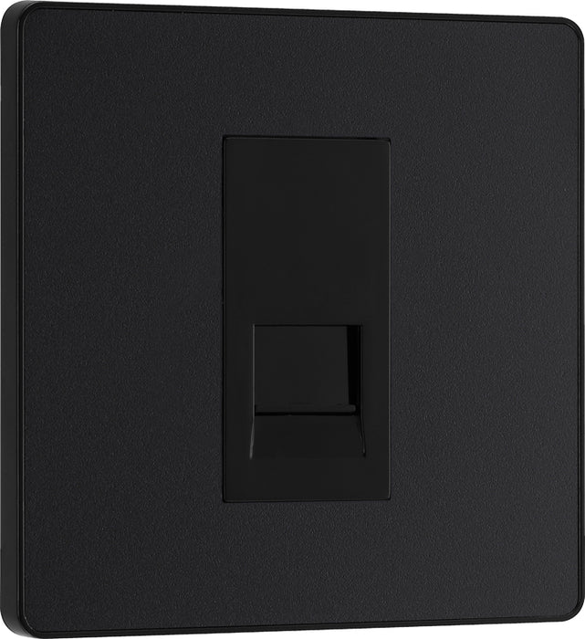 BG Evolve PCDMBBTM1B Single Master Telephone Socket - Matt Black (Black) - westbasedirect.com
