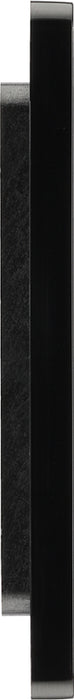 BG Evolve PCDMBEMS2B Twin Euro Module Aperture Single Front Plate (50 x 50) - Matt Black (Black) - westbasedirect.com