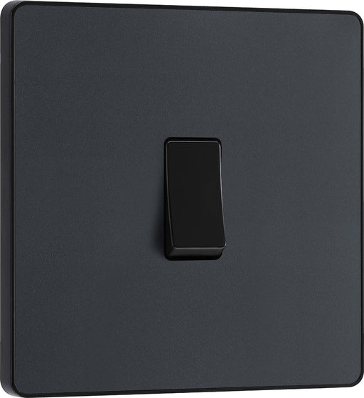 BG Evolve PCDMG12B 20A 16AX 2 Way Single Light Switch - Matt Grey (Black) - westbasedirect.com