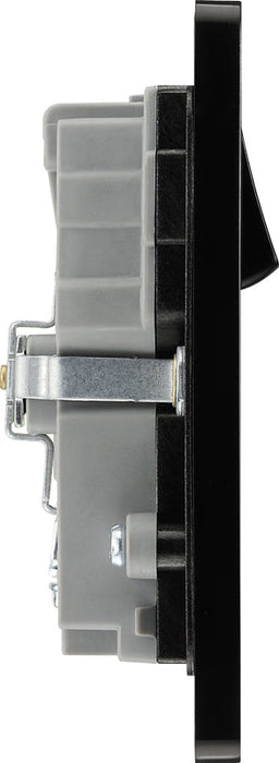 BG Evolve PCDMG22U3B 13A Double Switched Power Socket + 2xUSB(3.1A) - Matt Grey (Black) (5 Pack) - westbasedirect.com