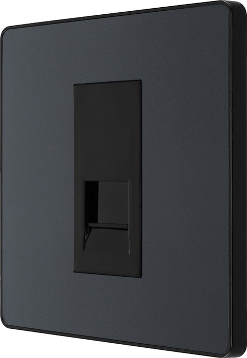 BG Evolve PCDMGBTM1B Single Master Telephone Socket - Matt Grey (Black) - westbasedirect.com