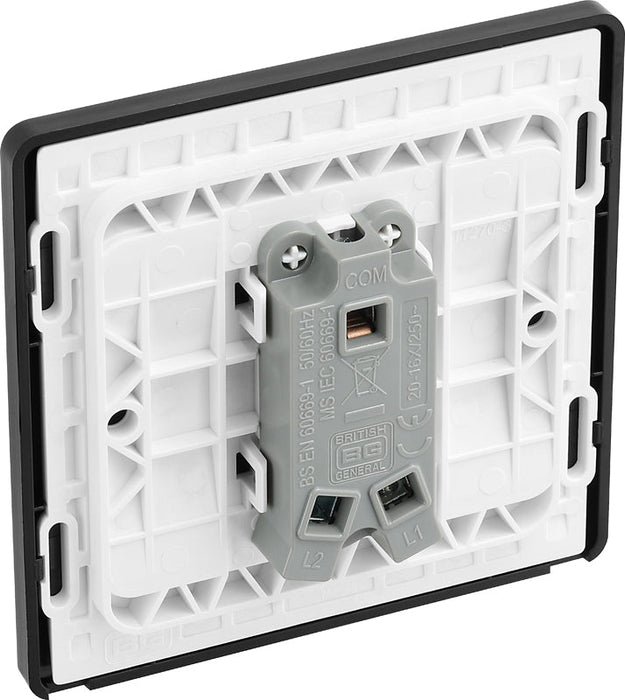 BG Evolve PCDSB12B 20A 16AX 2 Way Single Light Switch - Satin Brass (Black) (5 Pack) - westbasedirect.com