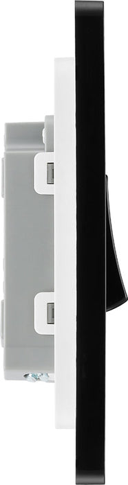 BG Evolve PCDSB12B 20A 16AX 2 Way Single Light Switch - Satin Brass (Black) (5 Pack) - westbasedirect.com