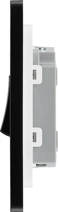 BG Evolve PCDSB42B 20A 16AX 2 Way Double Light Switch - Satin Brass (Black) (5 Pack) - westbasedirect.com