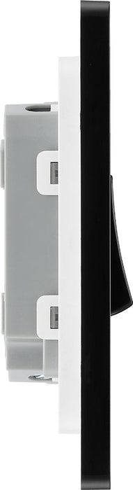 BG Evolve PCDSB42B 20A 16AX 2 Way Double Light Switch - Satin Brass (Black) (5 Pack) - westbasedirect.com