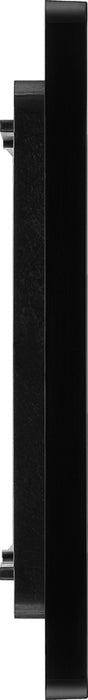 BG Evolve PCDSBEMR4B Quadruple Rectangular Front Plate (100 x 50) - Satin Brass (Black) - westbasedirect.com