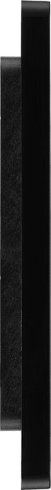BG Evolve PCDSBEMS1B Single Euro Module Front Plate (25 x 50) - Satin Brass (Black) - westbasedirect.com