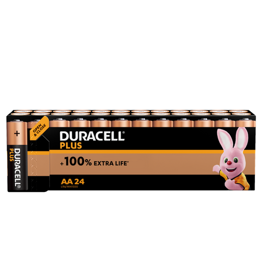Duracell Plus Power AA LR6 | 24 Pack - westbasedirect.com