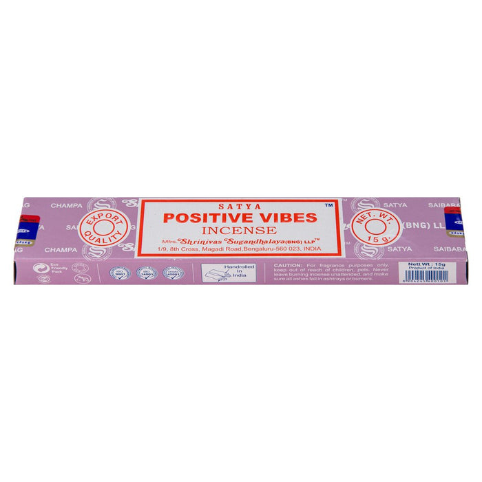 Satya Positive Vibes 15g | 1 Pack (12 Sticks) - westbasedirect.com
