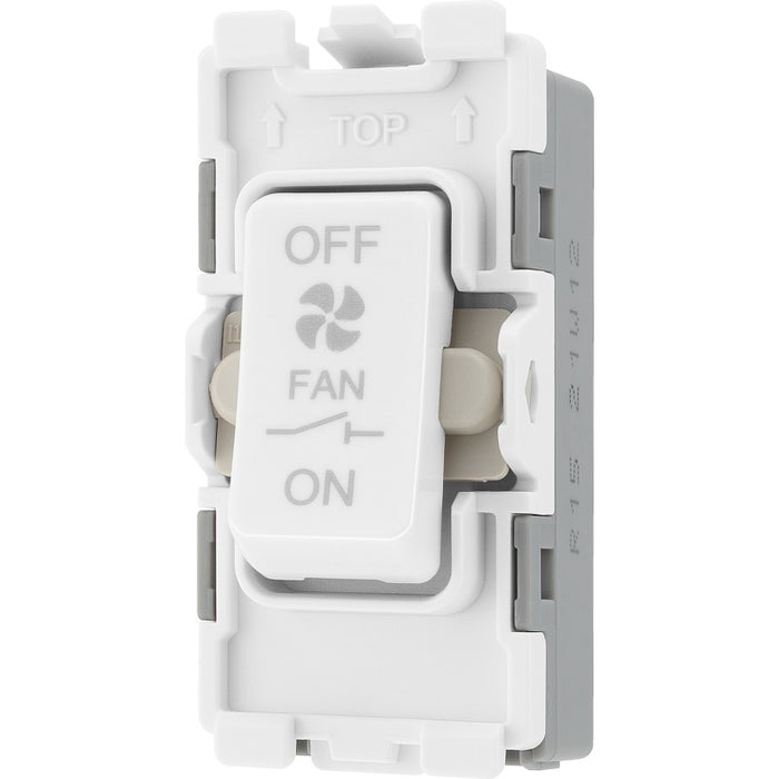 BG R15 Nexus Grid 20A Triple Pole Fan Isolator - White - westbasedirect.com