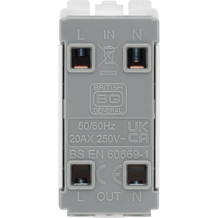 BG R30 Nexus Grid 20A DP - White - westbasedirect.com