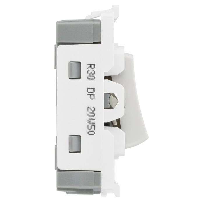 BG R30 Nexus Grid 20A DP - White - westbasedirect.com