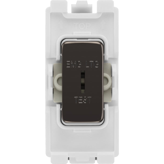 BG RBN12EL Nexus Grid 20A Secret Key SP 2-Way (EMG LTG TEST) - Black Nickel - westbasedirect.com
