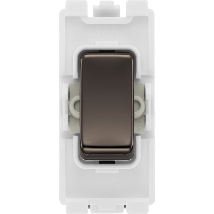 BG RBN14 Nexus Grid 20A SP 2-Way Retractive (PRESS) - Black Nickel - westbasedirect.com