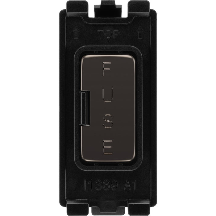 BG RBNFUSE Nexus Grid Fuse Holder - Black Nickel - westbasedirect.com