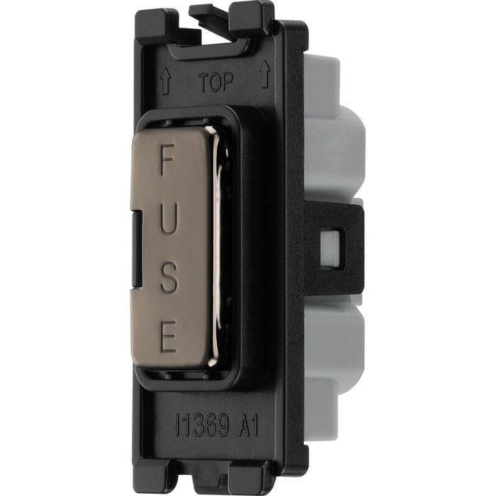BG RBNFUSE Nexus Grid Fuse Holder - Black Nickel - westbasedirect.com