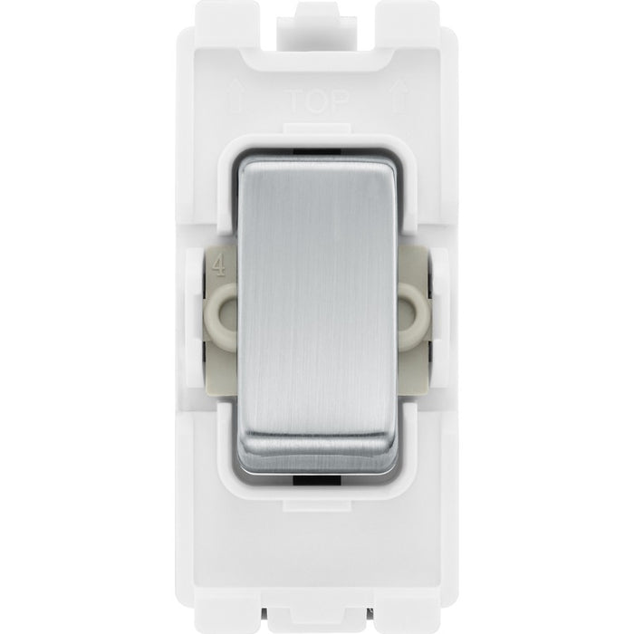 BG RBS13 Nexus Grid 20A Intermediate - Brushed Steel - westbasedirect.com