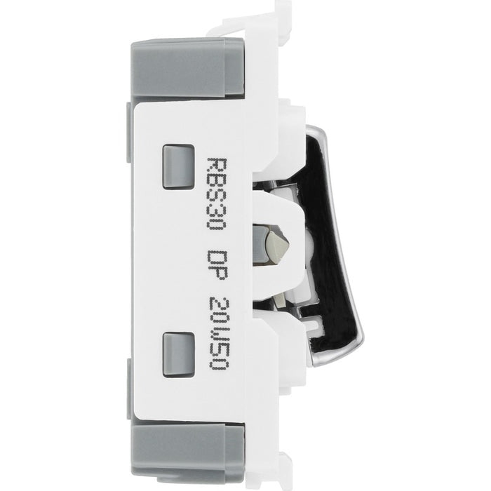 BG RBS30 Nexus Grid 20A DP - Brushed Steel - westbasedirect.com
