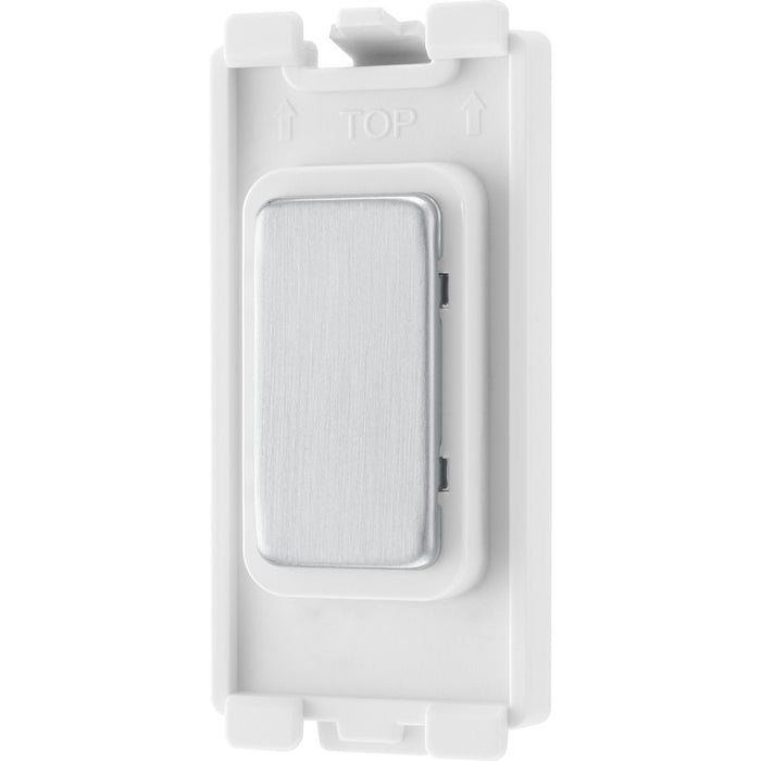 BG RBSBLNK Nexus Grid Blank Module - Brushed Steel - westbasedirect.com