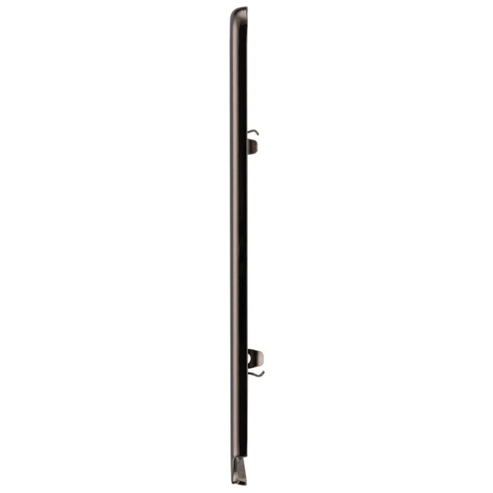 BG RFBN3 Flatplate Screwless 3G Grid Front Plate - Black Nickel - westbasedirect.com