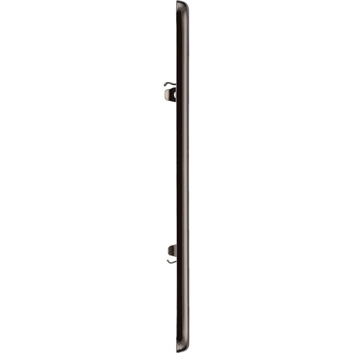 BG RFBN4 Flatplate Screwless 4G Grid Front Plate - Black Nickel - westbasedirect.com