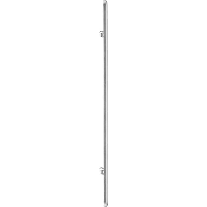 BG RFBS8 Flatplate Screwless 8G Grid Front Plate - Brushed Steel - westbasedirect.com