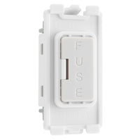 BG RFUSE Nexus Grid Fuse Holder - White