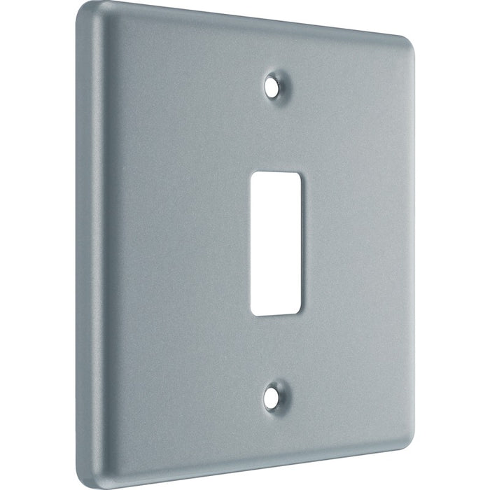 BG RMC1 Metal Clad 1G Grid Front Plate - westbasedirect.com