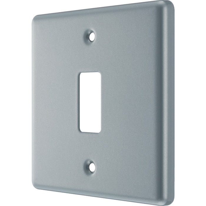 BG RMC1 Metal Clad 1G Grid Front Plate - westbasedirect.com