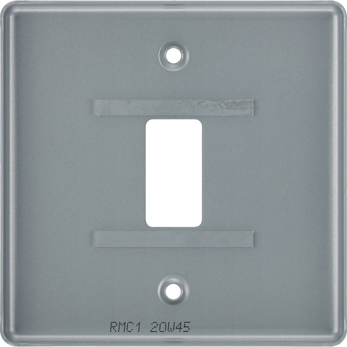 BG RMC1 Metal Clad 1G Grid Front Plate - westbasedirect.com