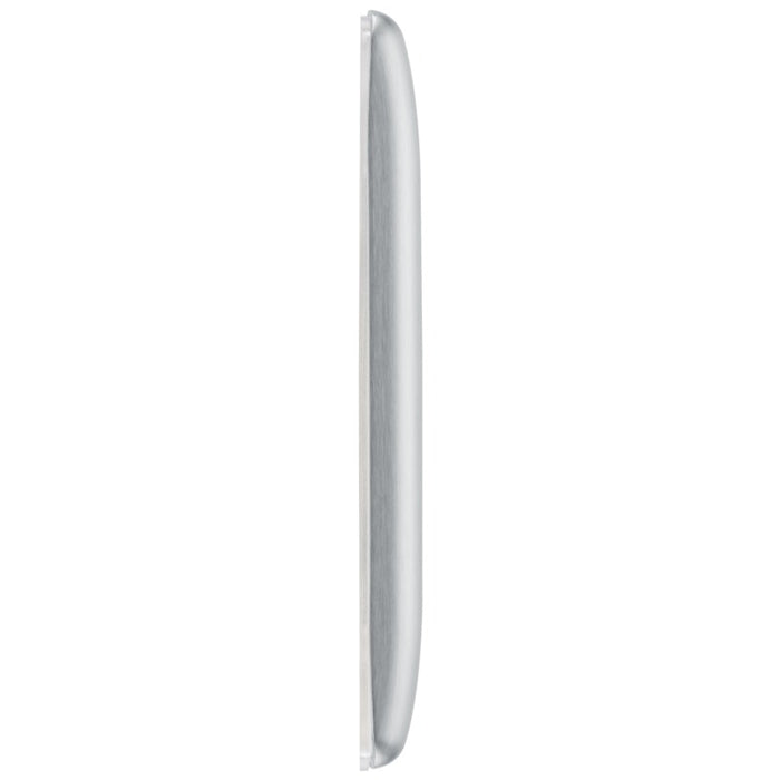 BG RNBS3 Nexus Metal 3G Grid Front Plate - Brushed Steel - westbasedirect.com