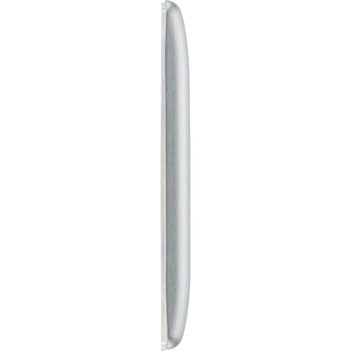 BG RNBS4 Nexus Metal 4G Grid Front Plate - Brushed Steel - westbasedirect.com