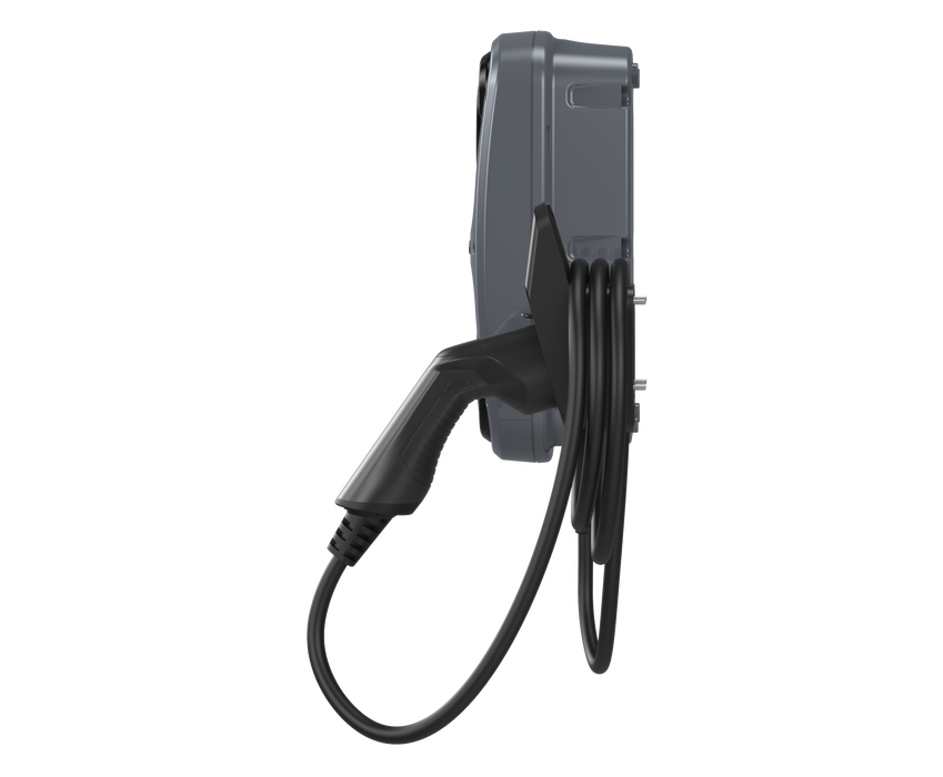 Rolec ROLEC4145G WallPod Smart EV Charger - up to 7.4kw Type 2 10m Tethered - Grey - westbasedirect.com