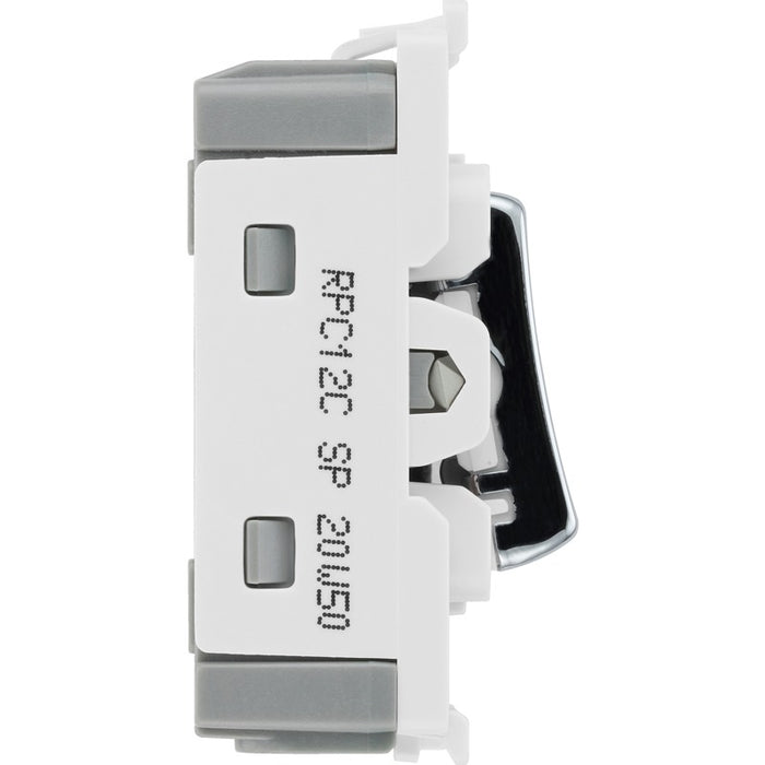 BG RPC12C Nexus Grid 20A SP 2-Way Centre Off - Polished Chrome - westbasedirect.com