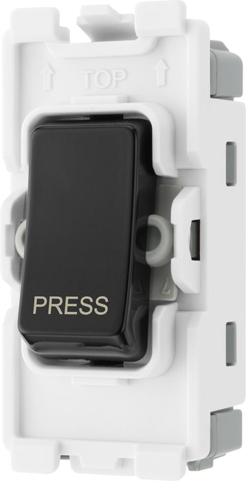 BG Evolve RPCDB14 Grid 20AX SP 2-Way Retractive (PRESS) - Black - westbasedirect.com