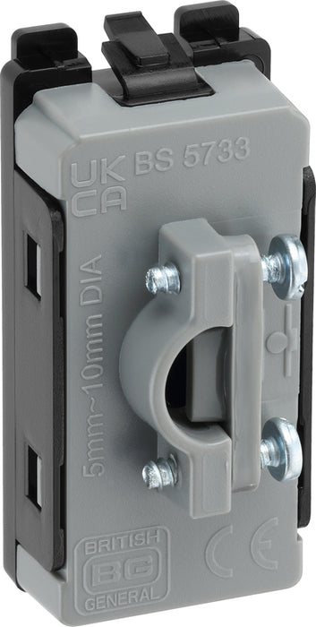 BG Evolve RPCDBFLEX Grid Flex Outlet (up to 10mm) - Black - westbasedirect.com