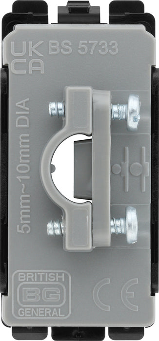 BG Evolve RPCDBFLEX Grid Flex Outlet (up to 10mm) - Black - westbasedirect.com